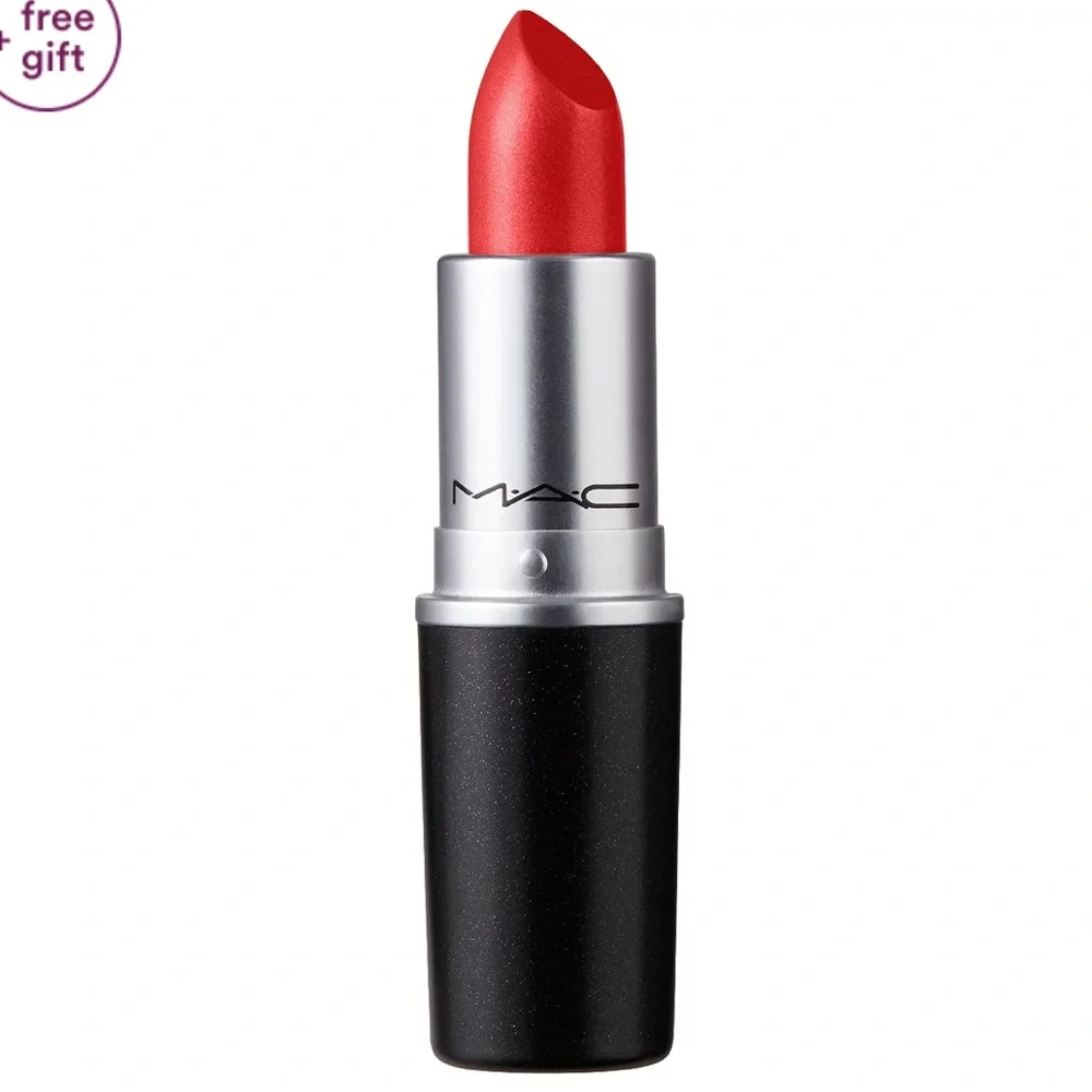 MAC COSMETICS Lustre Lipstick 510 Lady Bug (Yellow Tomato Frost) 0.1oz NIB $25